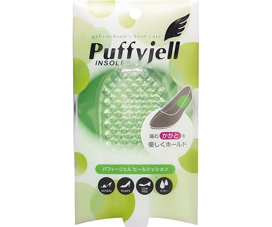 荒川産業 パフィージェル ヒールクッション  1足（ご注文単位1足）【直送品】