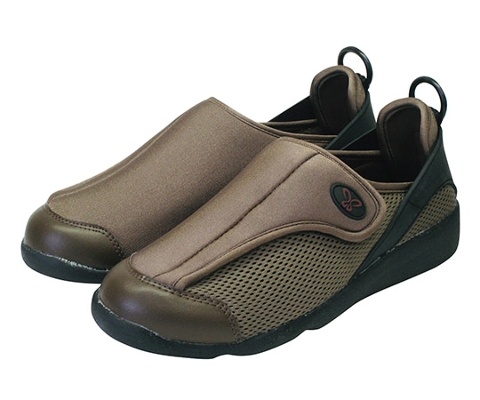 アスティコ リハビリシューズ すたこらさんソフト100 ブラウン 25.0  1足（ご注文単位1足）【直送品】