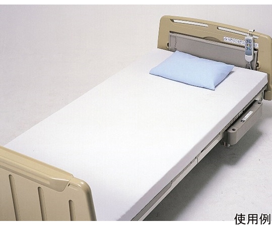 ニシキ（シニア・介護用品） ボックス防水全面シーツ ポケット 95×195cm H9717 1枚（ご注文単位1枚）【直送品】