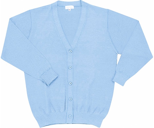 WHISEL(自重堂) カーディガン サックス L WH90019 1枚(ご注文単位1枚)【直送品】