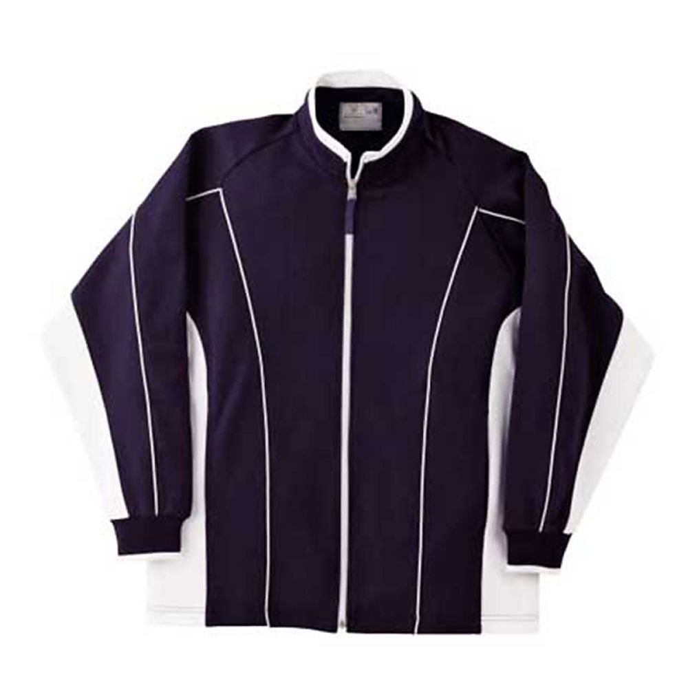 KIRAKU（トンボ） ハーフジャケット ネイビー×ホワイト 4L（身丈80cm） CR068-90 4L 1枚（ご注文単位1枚）【直送品】