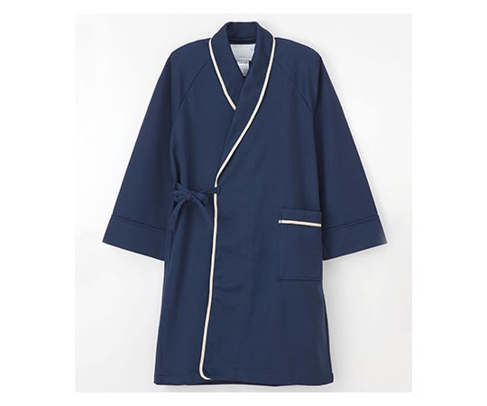 ナガイレーベン 検診ガウン ネイビー L LK1430 1枚（ご注文単位1枚）【直送品】