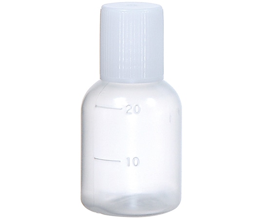 金鵄製作所 丸型瓶 20mL 白フタ 1箱（200本入） 20800-001 1箱（ご注文単位1箱）【直送品】