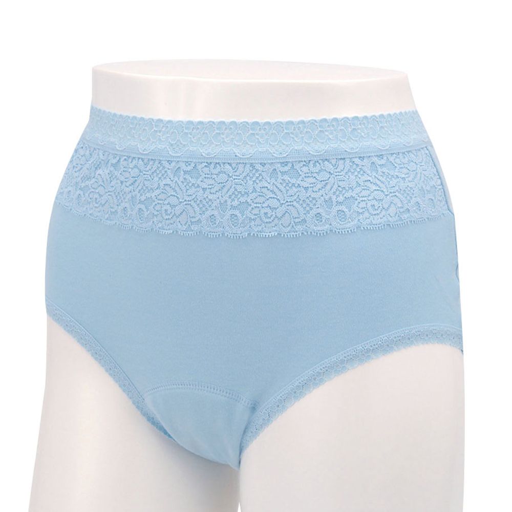 竹虎 軽失禁用ショーツ ソフラピレンショーツ サックス/Mヒップ87~95cm 102573 1枚（ご注文単位1枚）【直送品】