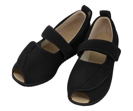 徳武産業 オープンマジックⅡ 5E ブラック LL 7009 1足(ご注文単位1足)【直送品】