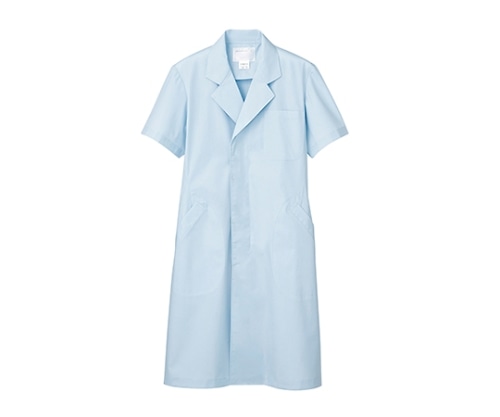 住商モンブラン 診察衣 メンズ 半袖S サックス 51-604 LL 1枚（ご注文単位1枚）【直送品】