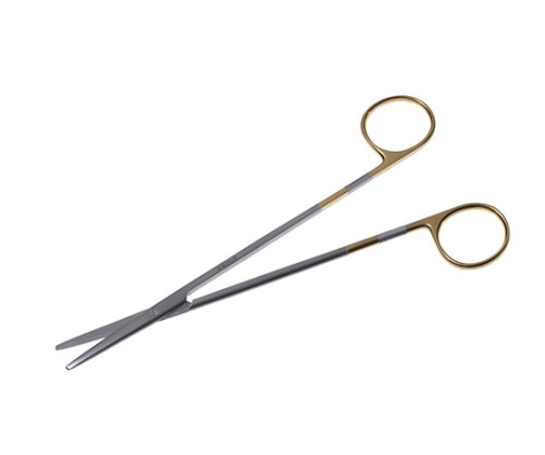 日本フリッツメディコ T/Cエクセル・メッツェンバーム剪刀 18cm 直 B230-18XE 1個（ご注文単位1個）【直送品】