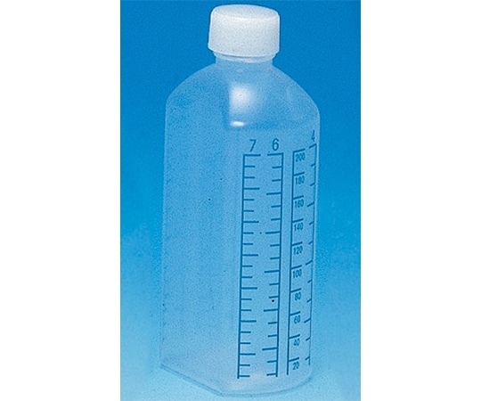 シンリョウ プリント目盛瓶 青目盛 200mL 80本入 107050 1箱（ご注文単位1箱）【直送品】