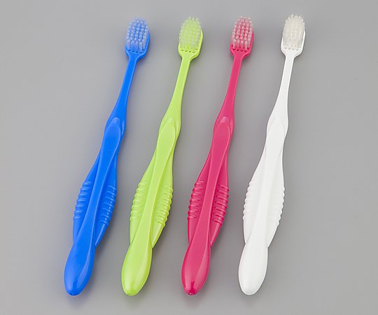 アズワン 大きめヘッド歯ブラシ （ラウンド毛/ふつう）1箱（12袋入） 14335 Ci802 1箱（ご注文単位1箱）【直送品】