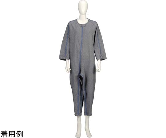 竹虎 ソフトケアねまき 厚手 紺 L 105984 1枚（ご注文単位1枚）【直送品】