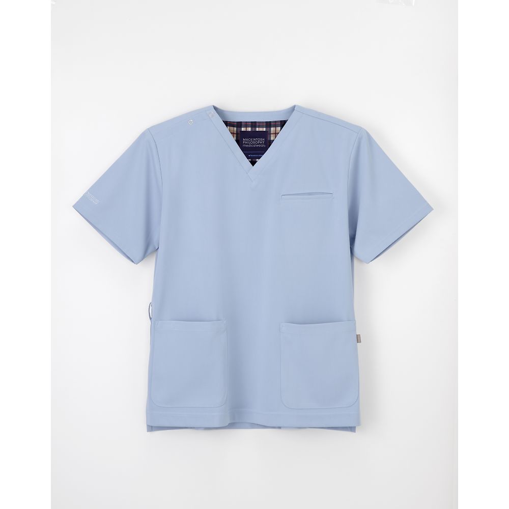 ナガイレーベン MPメンズスクラブ パウダーブルー L MPA-3902 1枚(ご注文単位1枚)【直送品】