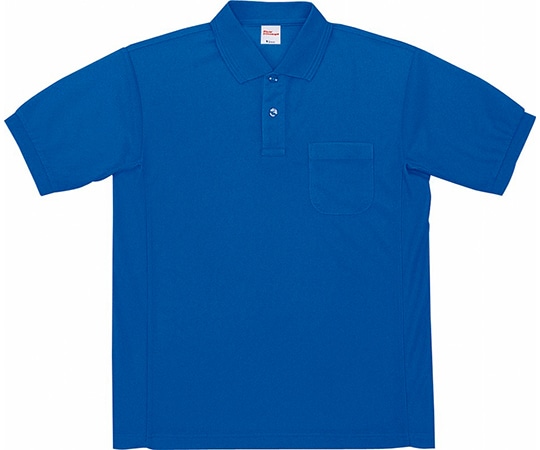 WHISEL（自重堂） 半袖ポロシャツ ロイヤル ブルー M 47664 1枚（ご注文単位1枚）【直送品】