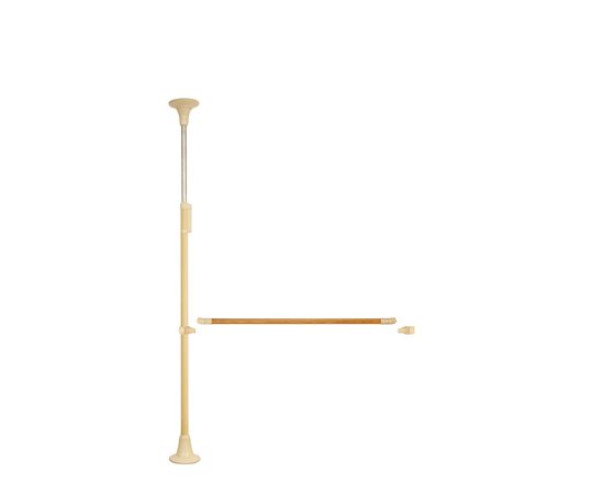 DIPPERホクメイ ベスポジBPZ 丸ベース ショート ト型 木手すり 取り外し1200 セット BPZ-K5300-22 1個（ご注文単位1個）【直送品】