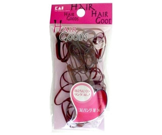 貝印 HGゴムリング茶 36個入 HA3029 1個（ご注文単位1個）【直送品】