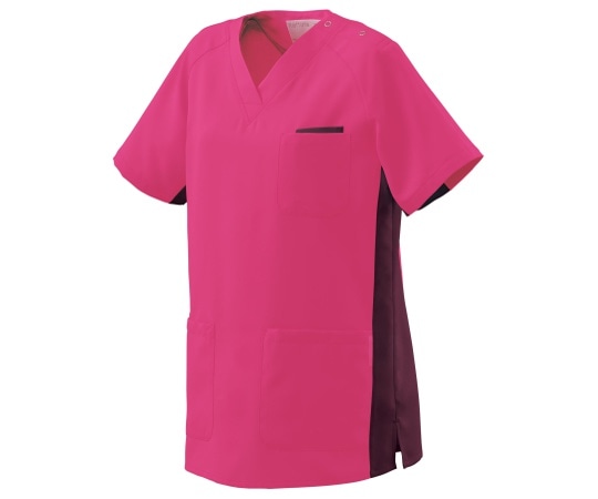 オンワード スクラブ ローズ×ワイン M HS-8003 1枚（ご注文単位1枚）【直送品】