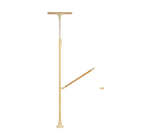 DIPPERホクメイ ベスポジBPZ Tベース ロング ト型 木手すり 跳ね上げ900 セット BPZ-K5200-71 1個（ご注文単位1個）【直送品】