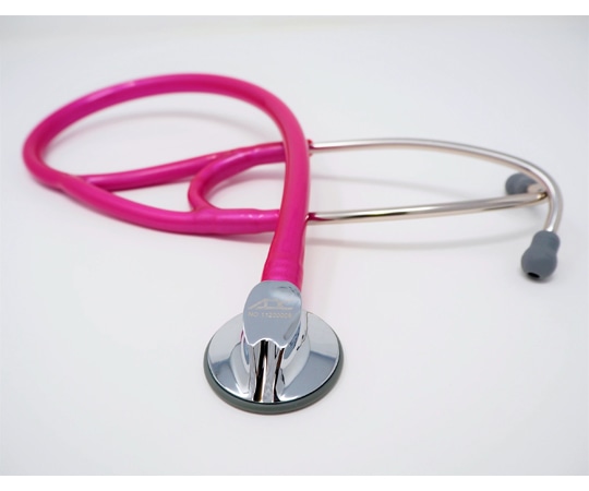 ユーメド貿易 ADスコープ プラチナムカーディオロジーステトスコープライト パウダーラズベリー AD713PR 1本（ご注文単位1本）【直送品】