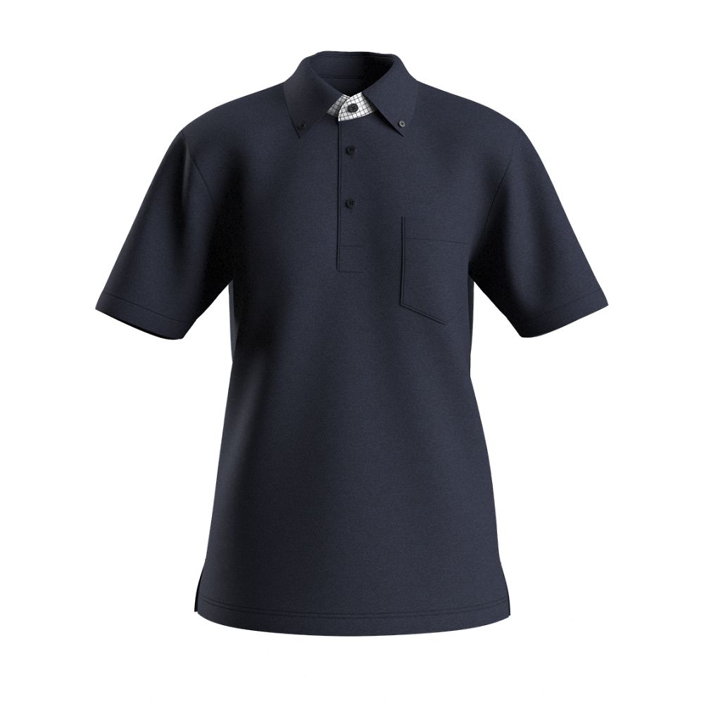 サーヴォ（旧サンペックスイスト） [高機能ニット]ボタンダウンポロシャツ 6L ネイビー MCSU-2401-K3 1枚（ご注文単位1枚）【直送品】