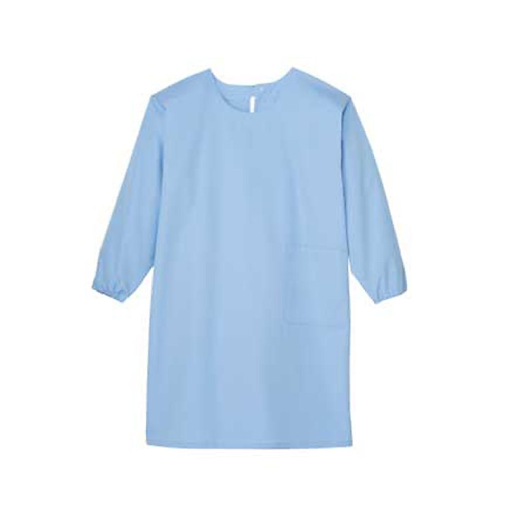 KIRAKU（トンボ） 予防衣 サックス F（身丈100cm） CR210-70 F 1枚（ご注文単位1枚）【直送品】