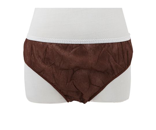 フィフティ・ヴィジョナリー ペーパーショーツ(ブラウン)1000枚 WN-001-BR 1ケース(ご注文単位1ケース)【直送品】