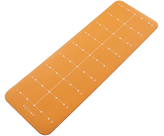 エレコムヘルスケア エクリアスポーツ トレーニングマット 両面波形 オレンジ HCFWYMW10DR 1枚(ご注文単位1枚)【直送品】