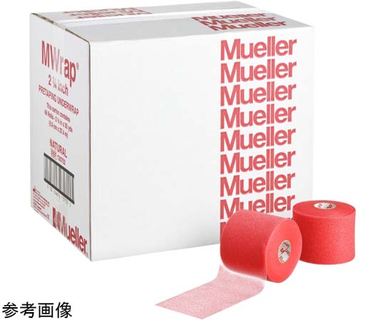 MUELLER Mラップカラー ビッグレッド 1箱（48巻入） 130704 1箱（ご注文単位1箱）【直送品】