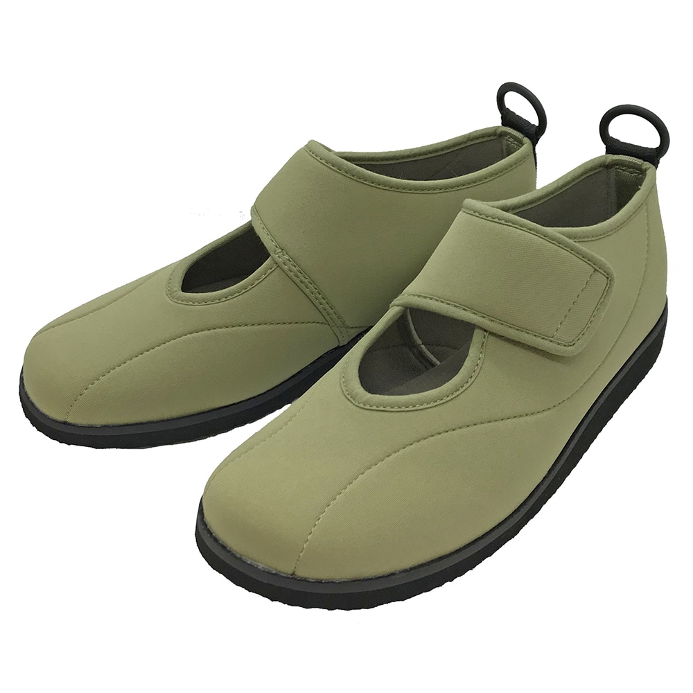 アスティコ リハビリシューズ (すたこらさんソフト07) 22.0~22.5cm/モスグリーン 1足(ご注文単位1足)【直送品】