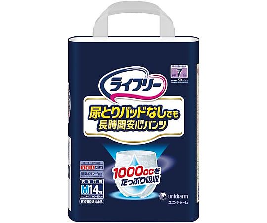 ユニ・チャーム LF尿パッドなしでも長時間安心パンツM 14枚 90242 1パック（ご注文単位1パック）【直送品】