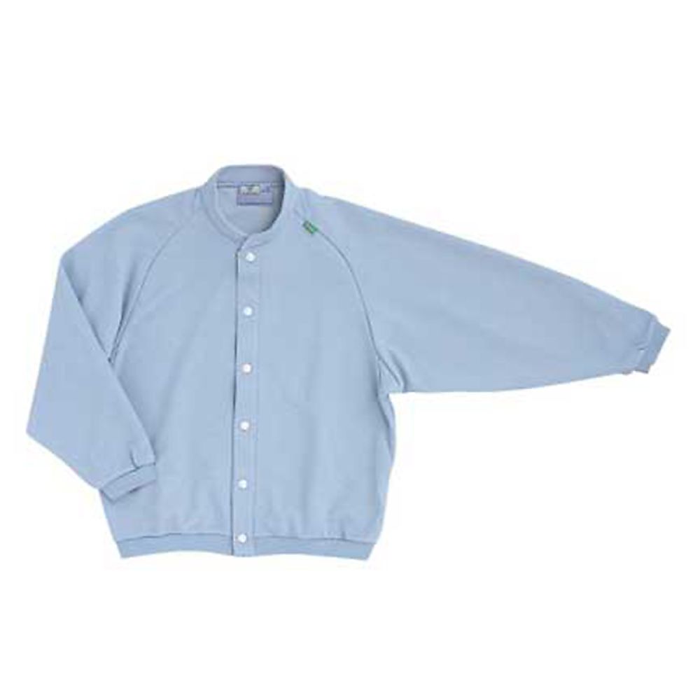 KIRAKU（トンボ） 前開きシャツ インクブルー LL（身丈67cm） CR805-76 LL 1枚（ご注文単位1枚）【直送品】