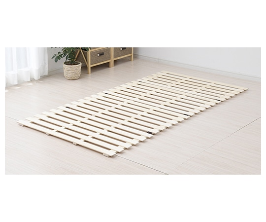 山善（YAMAZEN） 4つ折り すのこベッド KM4-PS（NA） 1個（ご注文単位1個）【直送品】