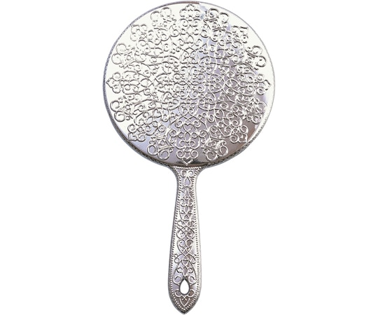 ヤマムラ メッキハンドミラー シルバー Y-13 1個（ご注文単位1個）【直送品】