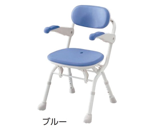 アロン化成 楽らく開閉シャワーベンチS コンパクトブルー 536-095 1個(ご注文単位1個)【直送品】