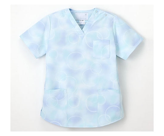 ナガイレーベン 女子スクラブ ブルー M CI4777 1枚（ご注文単位1枚）【直送品】