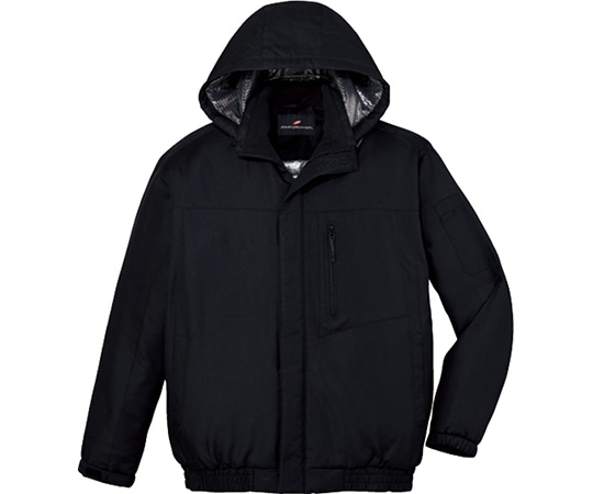 WHISEL（自重堂） ブルゾン（フード付） ブラック 4L 48480 1枚（ご注文単位1枚）【直送品】