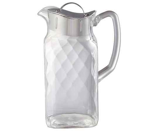 三宝産業（YUKIWA） ピッチャー（角）/ST.STリッド 1900cc 03030173 1個（ご注文単位1個）【直送品】