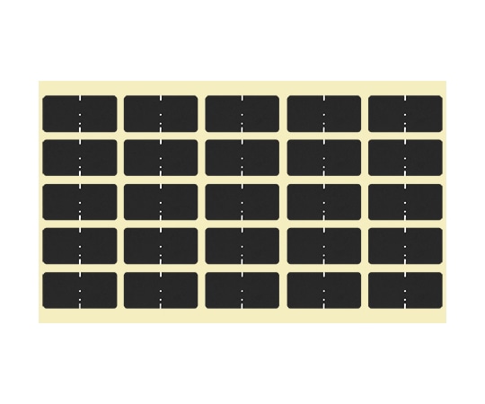 日本ホップス カラーラベル 黒 10シート CL-S11 1袋（ご注文単位1袋）【直送品】