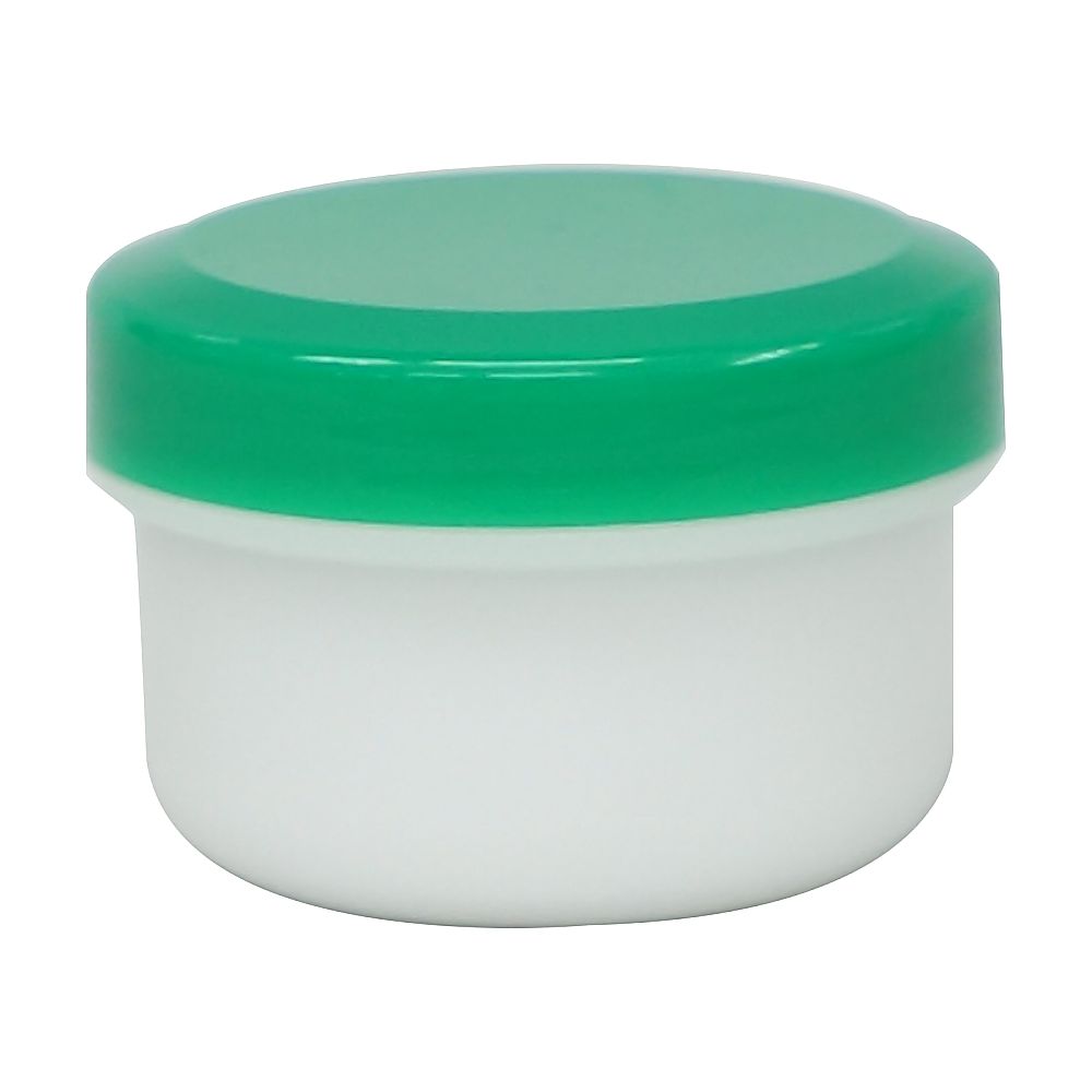 金鵄製作所 軟膏壷（軟膏容器・定量タイプ）20mL 緑 50個 AT20F-04 1袋（ご注文単位1袋）【直送品】