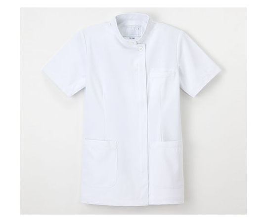 ナガイレーベン 女子上衣 ホワイト M HO1982 1枚（ご注文単位1枚）【直送品】