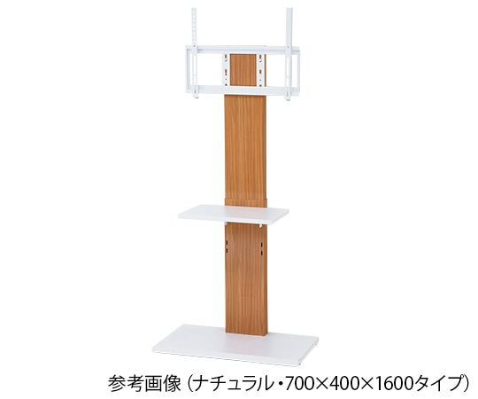 クロシオ 壁掛け風テレビ台 約700×400×1600 ナチュラル 71792 1台(ご注文単位1台)【直送品】