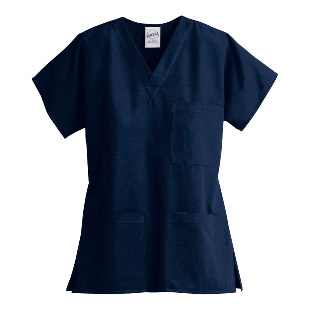 ディーフェイズ スクラブ 3ポケットトップ（男女兼用） トゥルーネイビー L Z1004 1枚（ご注文単位1枚）【直送品】