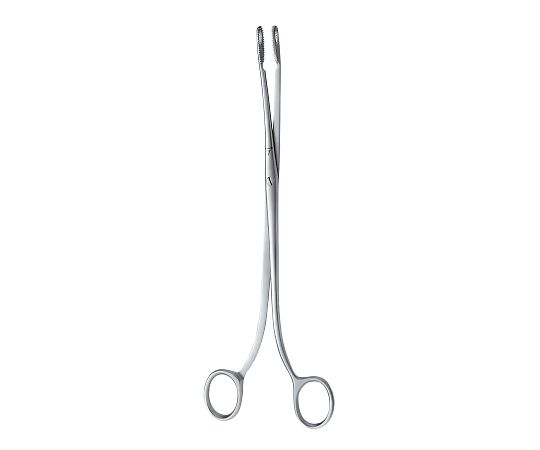 アズワン 婦人科鉗子 胎盤用 AI25C 80635 1本（ご注文単位1本）【直送品】