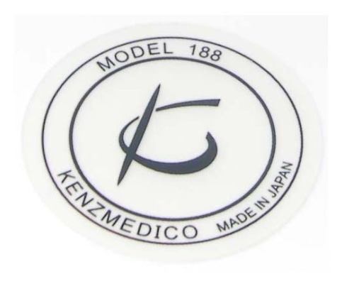 ケンツメディコ 振動板 大 ブラック No.188ブラック用 1188D031 1枚(ご注文単位1枚)【直送品】