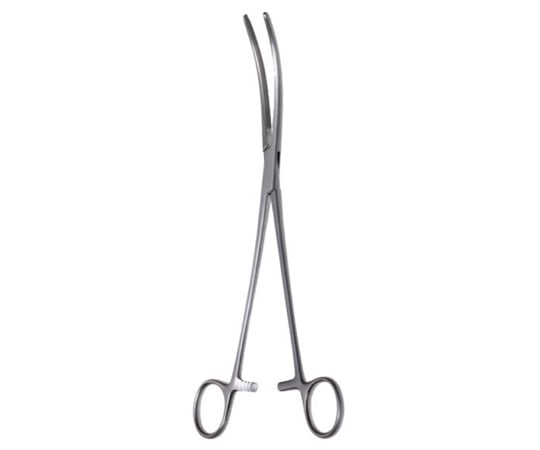 日本フリッツメディコ クラフォード子宮摘出鉗子 24cm 縦溝 G485-240 1本（ご注文単位1本）【直送品】