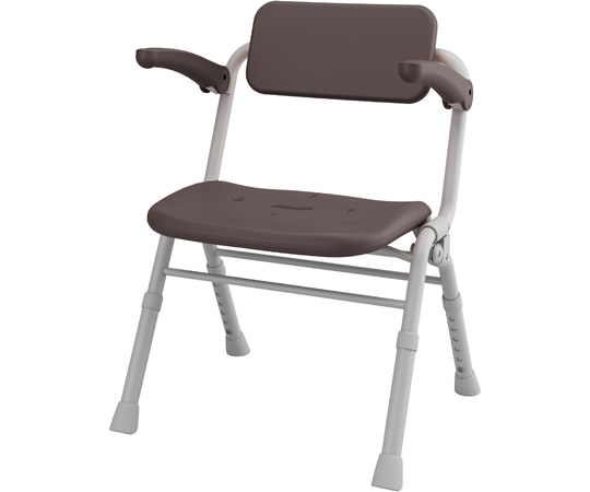 パナソニックエイジフリー シャワーチェア(Air)ワイドSPワンタッチ ブラウン PN-L41532BR 1台(ご注文単位1台)【直送品】