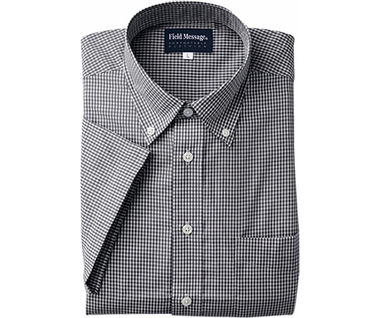 WHISEL（自重堂） 半袖シャツ ブラック L 43614 1枚（ご注文単位1枚）【直送品】