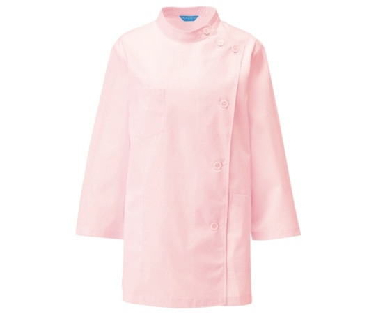 KAZEN レディス医務衣七分袖 ピンク 4L 361-73 4L 1枚（ご注文単位1枚）【直送品】