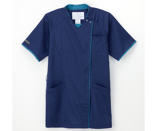 ナガイレーベン ニットシャツ ネイビー SS JM-3127 1枚（ご注文単位1枚）【直送品】