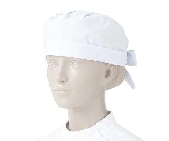 KAZEN 介護帽子トップメッシュ 白 フリー 1組（2枚入） 198-30 フリー 1組（ご注文単位1組）【直送品】