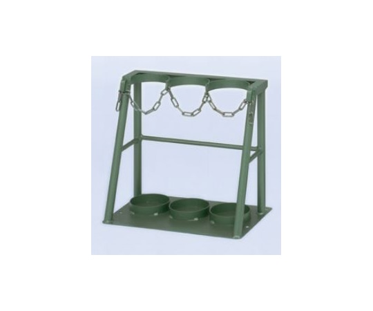 久喜製作所 ボンベスタンドC付 500L 3本用 120020021 1台(ご注文単位1台)【直送品】