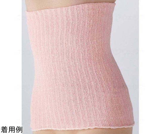 ラック産業 シルク混ソフトフィットボディウォーマー M~L ピンク 10280102 1枚（ご注文単位1枚）【直送品】